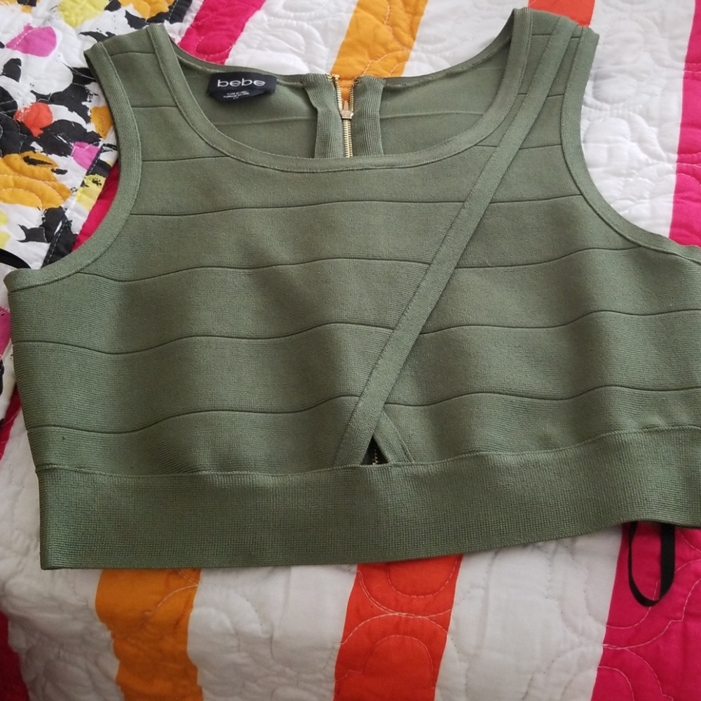 bebe crop top